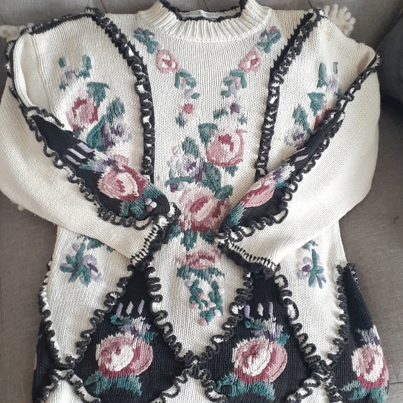 Vtg Rebecca Stone knitted sweaters sz large - Picture 11 of 17